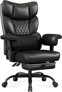 Big & Tall High-Back Executive Office Chair with Footrest