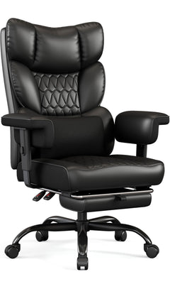 High Back Executive Office Chair with Footrest