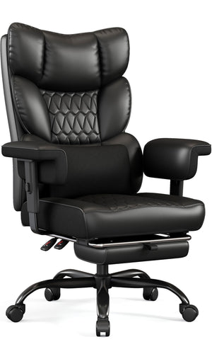 High Back Executive Office Chair with Footrest
