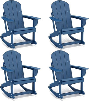 HDPE Adirondack Rocking Chair – Outdoor Porch Rocker