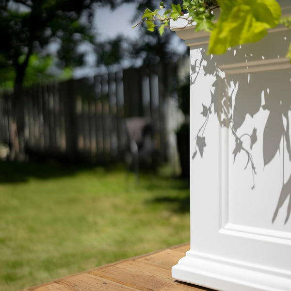 20 Inch Self-Watering Square Planter Box with Double Wall Construction