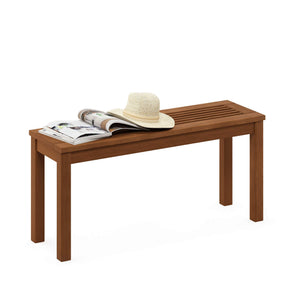 Outdoor Backless Wood Bench