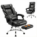 High-Back Ergonomic Office Chair with Footrest & Lumbar Support