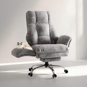 Big & Tall Office Chair with Flip Armrests & Footrest