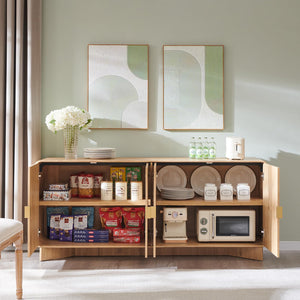 70" Buffet Cabinet with Storage & Adjustable Shelves