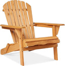 Folding Adirondack Chair – Outdoor Wood Lounge Chair