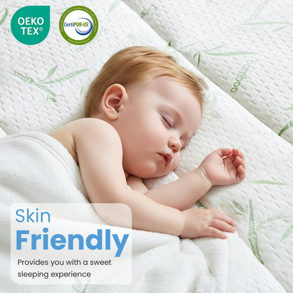 Dual Layer Gel Memory Foam Mattress Topper with Pillow Top