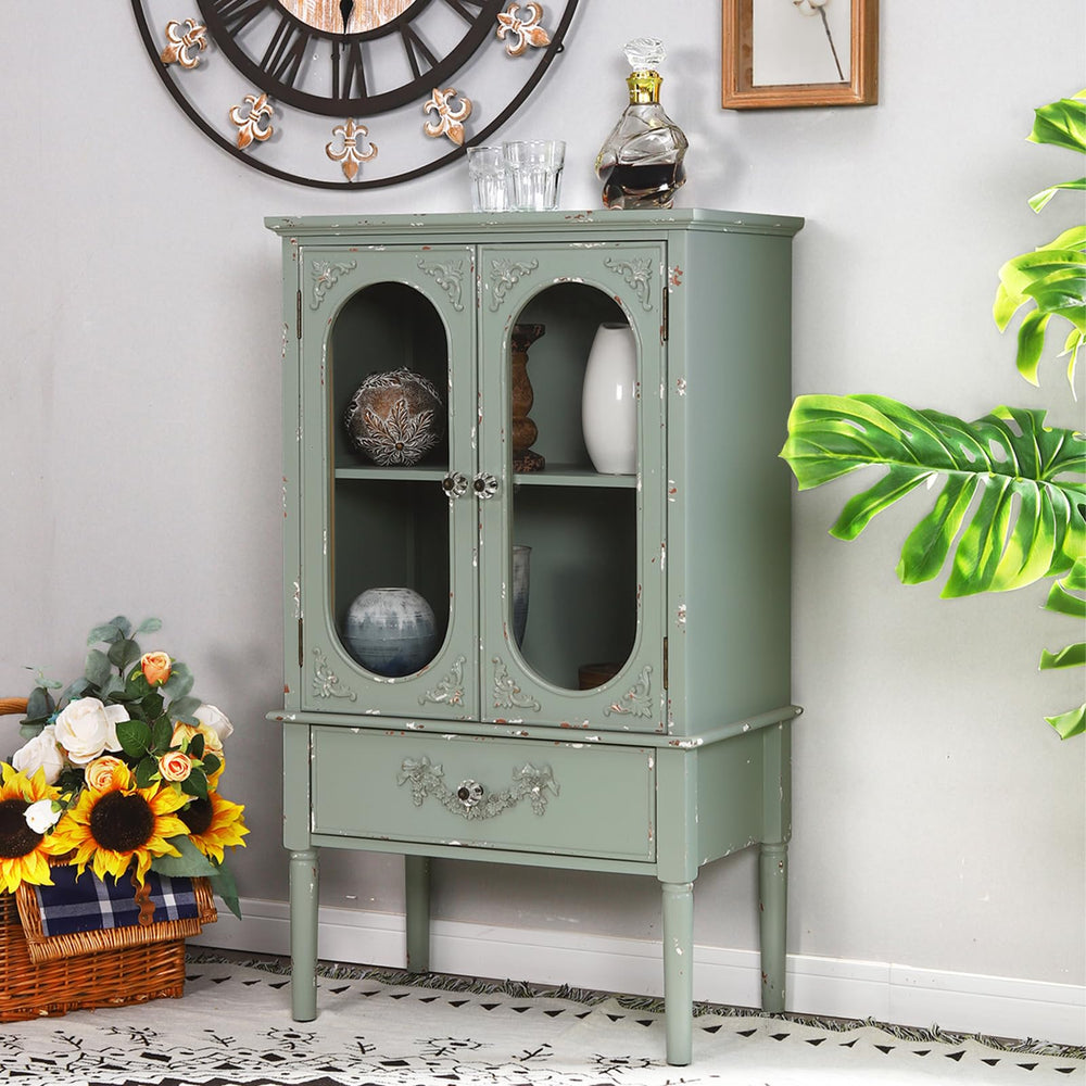 6-Tier Corner Bookshelf with Baffles