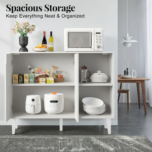 Buffet Cabinet with 2 Doors & 2 Shelves
