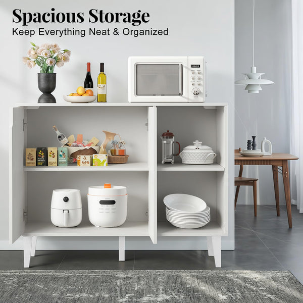 Buffet Cabinet with 2 Doors & 2 Shelves