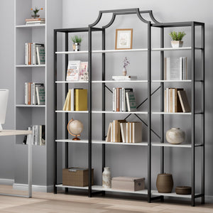 Triple Wide 5-Tier Bookshelf