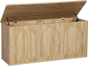Lift-Top Storage Bench with Hidden Compartment