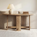 Half-Moon Console Table, 51" Entryway & Sofa Table