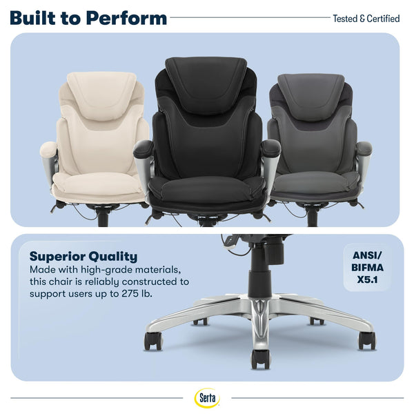 Executive Ergonomic Office Chair with Lumbar Support