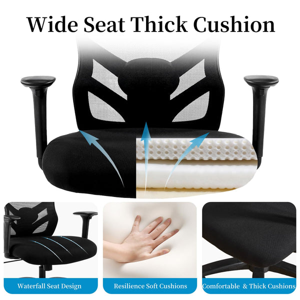 Big and Tall Ergonomic Mesh Office Chair 500 lbs
