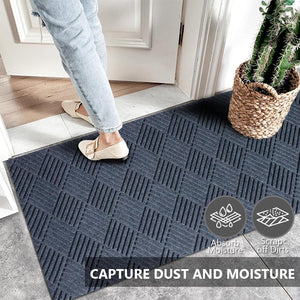 Non-Slip Hallway Runner Rug – 3ft x 50ft, Gray