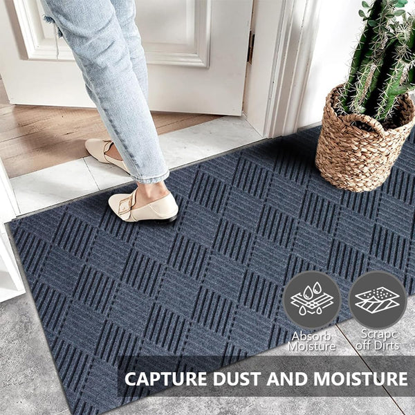 Non-Slip Hallway Runner Rug – 3ft x 50ft, Gray