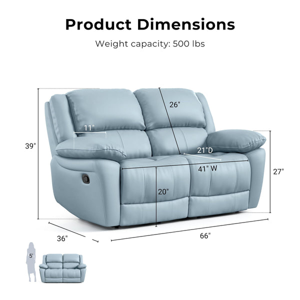 3-Piece Recliner Sofa Set – Leather Sectional with Loveseat & Arm Chair