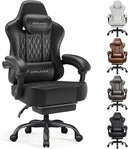 Big and Tall Gaming Chair with Footrest