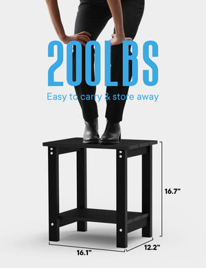 Outdoor Adirondack Side Table – Single & Double Tier