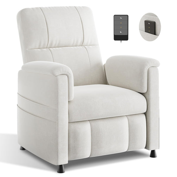 Electric Power Recliner Chair with Remote & Footrest