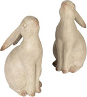 Bronze Resin Rabbit Bookends Set of 2