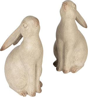 Bronze Resin Rabbit Bookends Set of 2