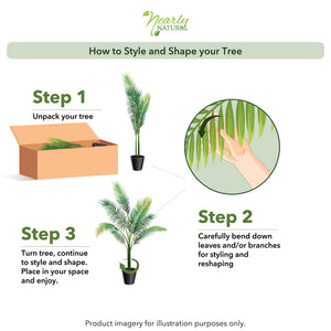 Artificial Areca Palm Tree — UV Resistant Indoor & Outdoor