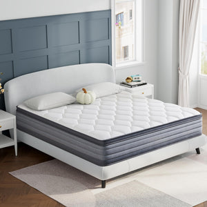 12-Inch Hybrid Mattress | Gel Memory Foam & Pocket Springs | Medium Firm