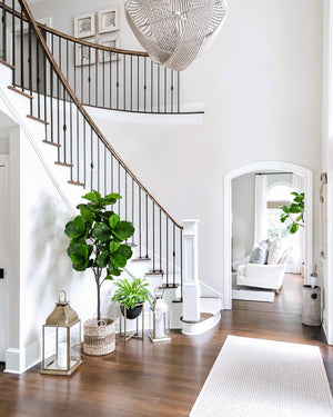 6ft Artificial Fiddle Leaf Fig Tree with Planter