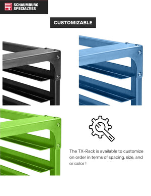 Commercial Aluminum Bun Pan Rack – 20 Tier Speed Rack with Plate Casters