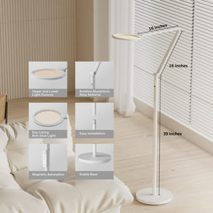 Dimmable LED Floor Lamp with Remote & Touch Control