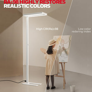 Full Spectrum LED Floor Lamp with Dimmer