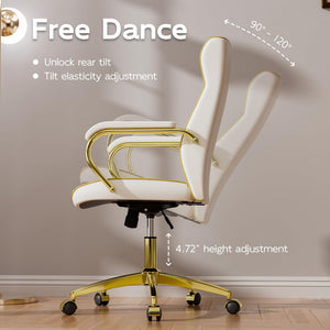 Diamond Quilted Swivel Executive Office Chair