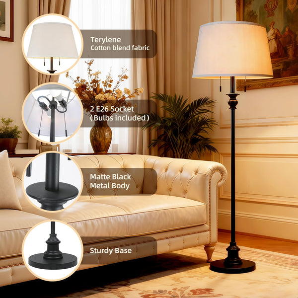 Dimmable Floor Lamp with Remote & App Control