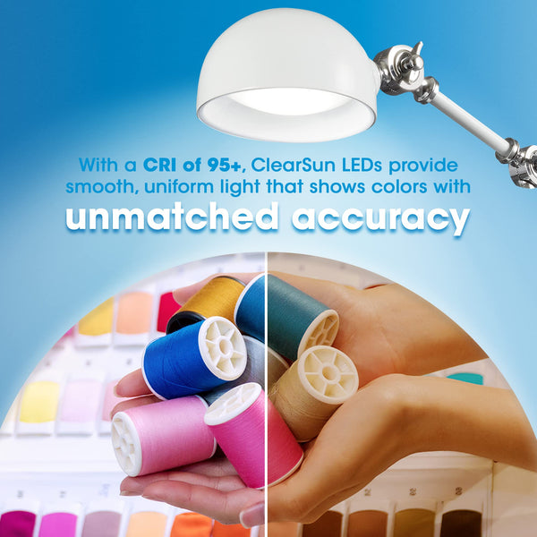 Adjustable LED Desk Lamp with USB Charging Port