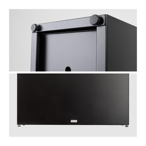 Metal Rectangular Planter Box — Tall Outdoor Flower Pot with Drainage