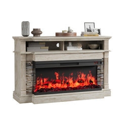 Farmhouse Electric Fireplace TV Stand for TVs up to 65"