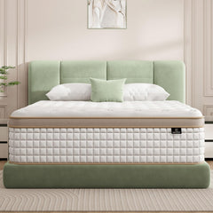 12 Inch King Size Hybrid Mattress with Gel Memory Foam & Pocket Springs