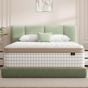 12 Inch King Size Hybrid Mattress with Gel Memory Foam & Pocket Springs