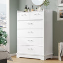 6-Drawer Vertical Dresser – Engineered Wood Storage Chest