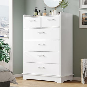 6-Drawer Vertical Dresser – Engineered Wood Storage Chest