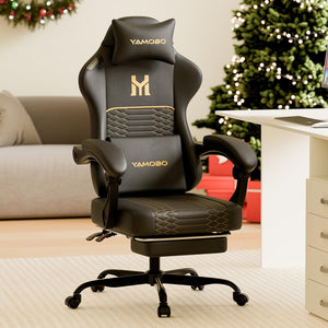 Gaming Chair with Footrest & Recliner