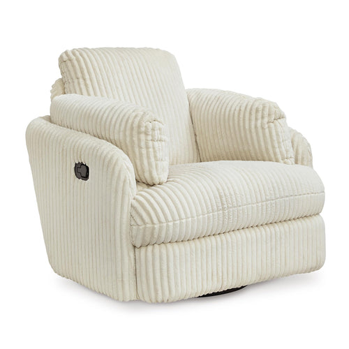 Swivel Glider Rocker Recliner with Bolster Pillows and Hidden Storage