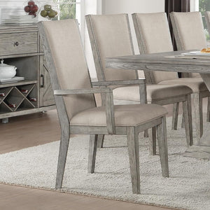 13-Piece Extendable Dining Table Set with 10 Side Chairs & 2 Arm Chairs