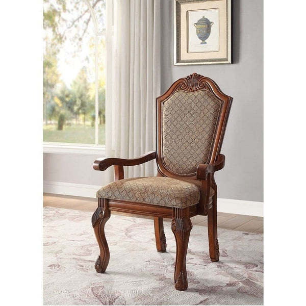 7-Piece Extendable Dining Set with Arm & Side Chairs