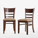 Ladder Back Dining Chairs Set of 2