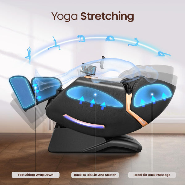 4D Full Body Massage Chair with SL Track & Zero Gravity