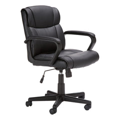 Mid-Back Adjustable Office Chair with Padded Armrests
