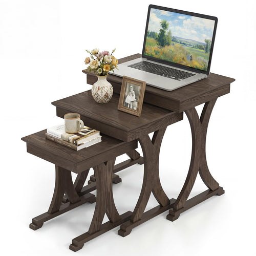 102.5" Two-Person Desk with 3 Drawers, Natural Oak